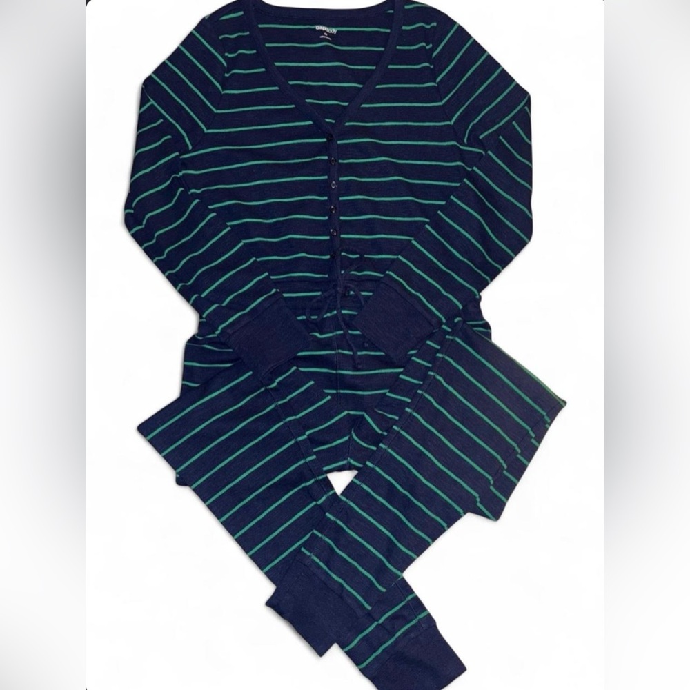 GapBody Women’s One-Piece PJ Sleep/Lounge Wear Size M Comfy Relaxed Fit